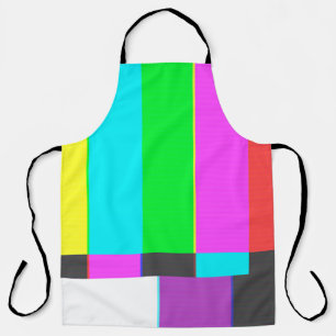 no signal tv screen with noise apron