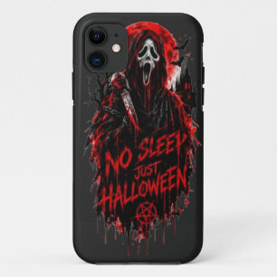 No Sleep Just Halloween Scream Gothic Horror Desig Case-Mate iPhone Case