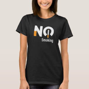 No Smoke Stop Smoking Healthy Life Quote T-Shirt