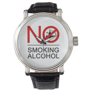 NO Smoking Alcohol ⚠ Thai Sign ⚠ Watch