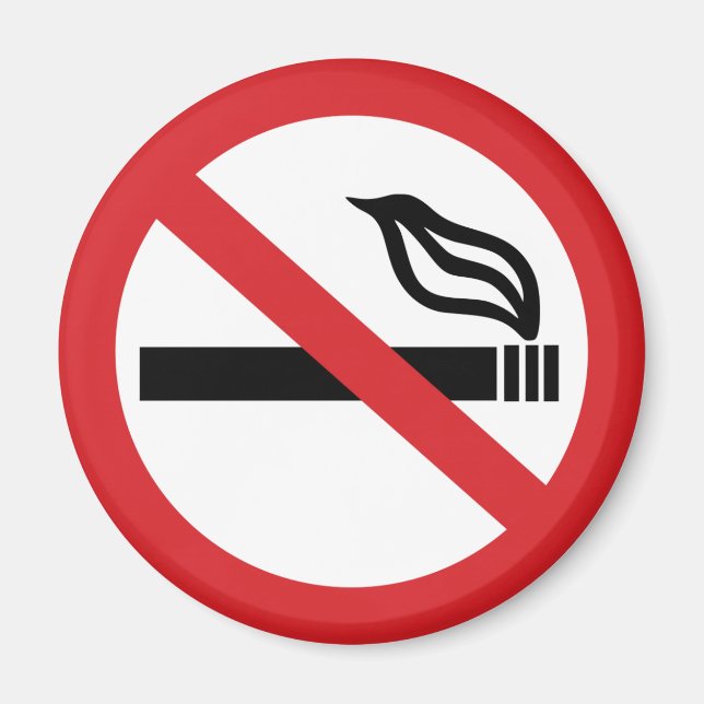 No Smoking - Anti Smoking Magnet (Front)