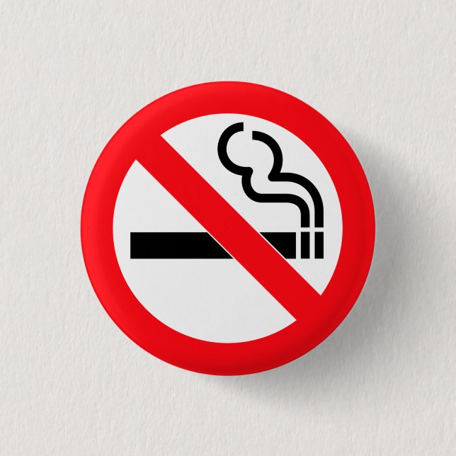 No Smoking Button (Front)