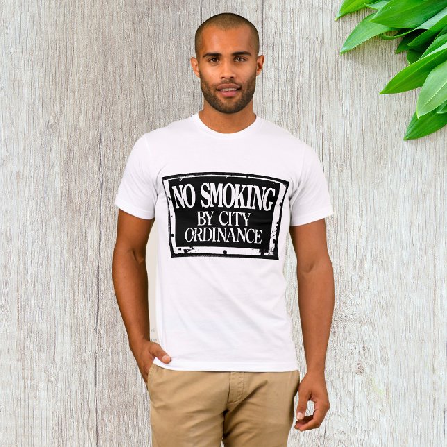 No Smoking By City Ordinance Mens T-Shirt (Creator Uploaded)