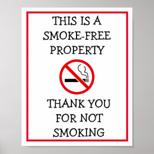 No Smoking in this Building Please Sign