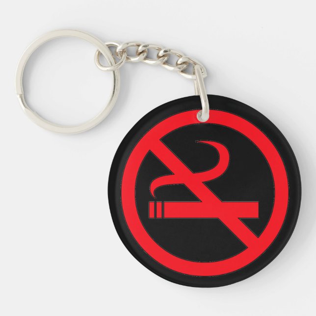 No Smoking Key Chain (Front)