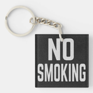 No Smoking Key Ring