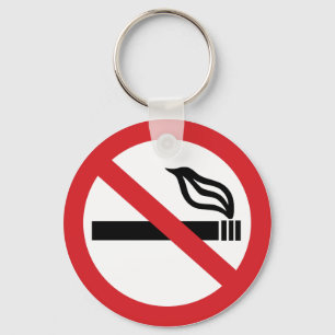 No Smoking Key Ring