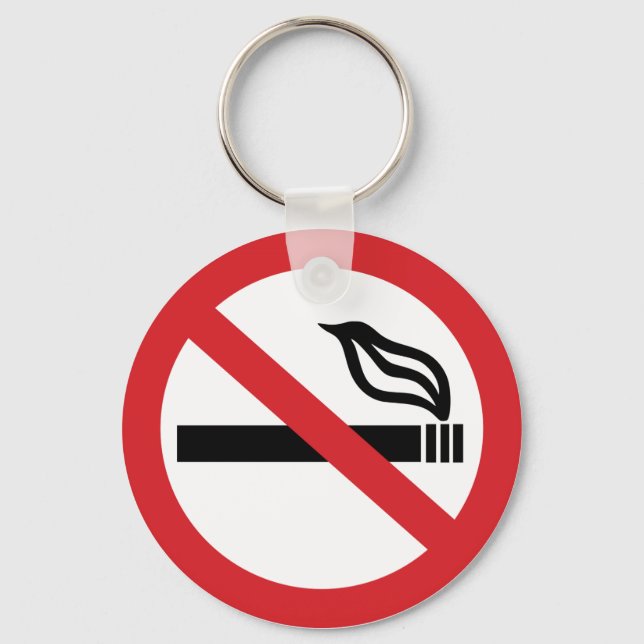 No Smoking Key Ring (Front)