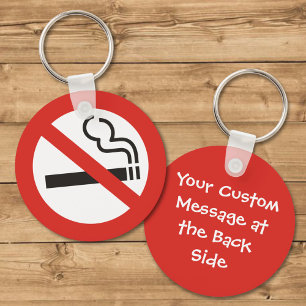 No Smoking Keychain