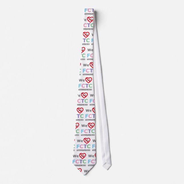 No smoking_necktie_FCTC Tie (Front)