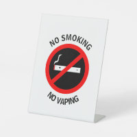 NO SMOKING NO VAPING SIGN