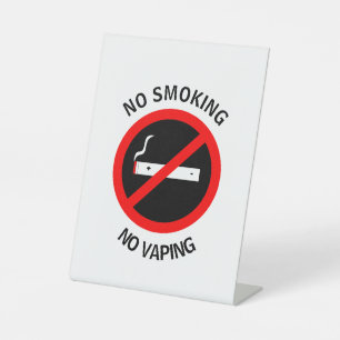 NO SMOKING NO VAPING SIGN