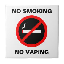 NO SMOKING NO VAPING SIGN