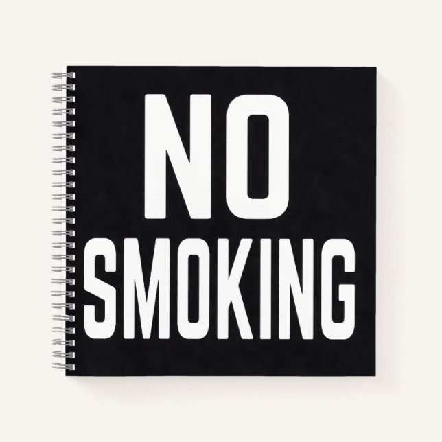 No Smoking Notebook (Front)