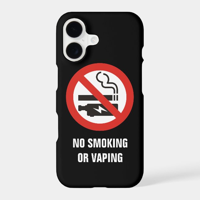 No Smoking or Vaping (Back)