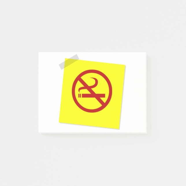 No Smoking Post-it Notes (Front)