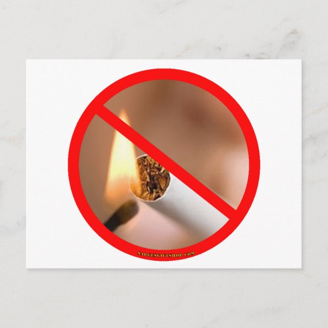 NO SMOKING POSTCARD (Front)