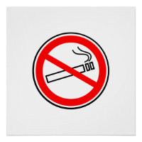 No Smoking Red Circle Sign