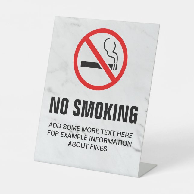 No Smoking Sign (Front)