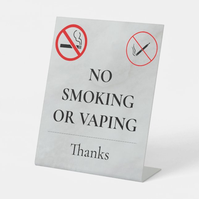 No Smoking Sign (Front)