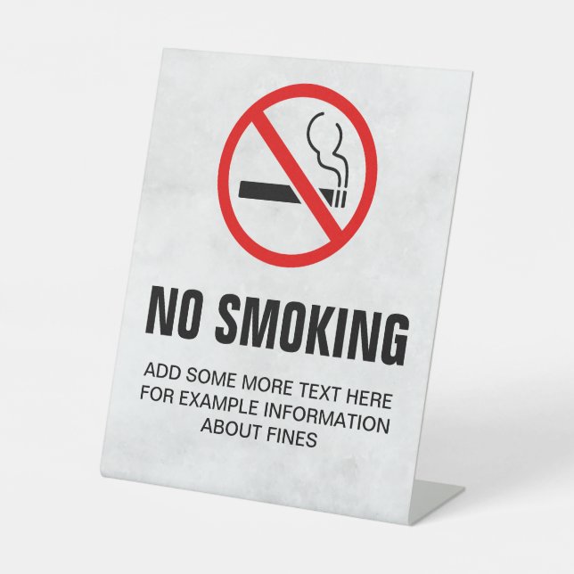 No Smoking Sign (Front)