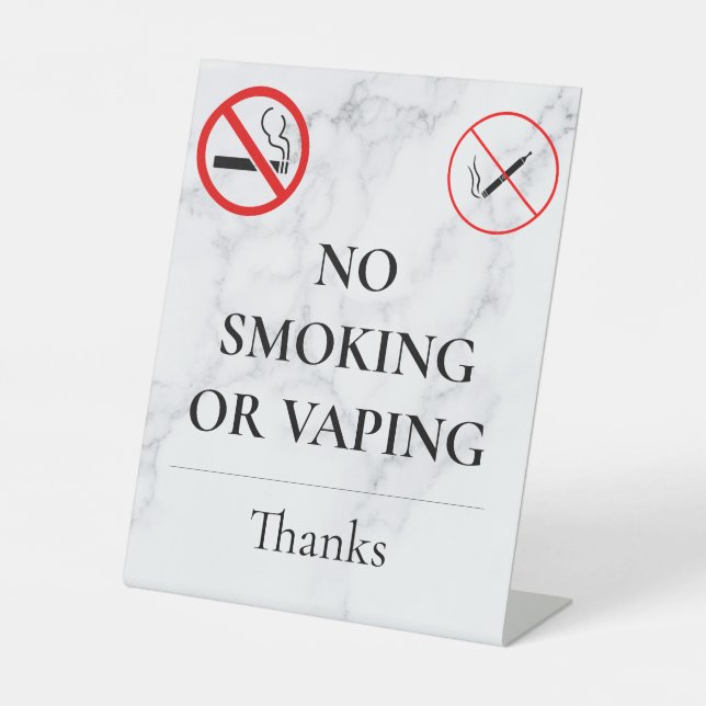 No Smoking Sign (Front)