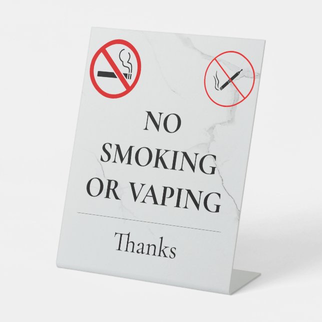 No Smoking Sign (Front)
