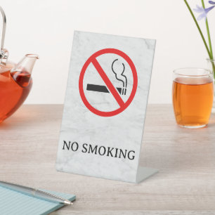 No Smoking Sign Pedestal Sign