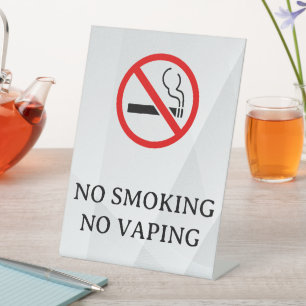 No Smoking Sign Pedestal Sign