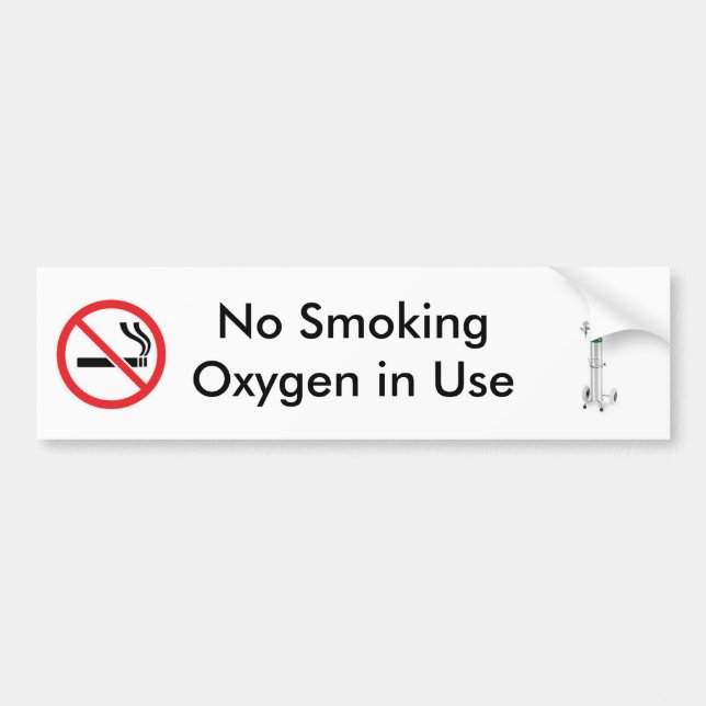 No Smoking Sticker (Front)