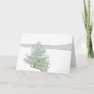 No Snowflake ever Falls In the Wrong Place Holiday Card