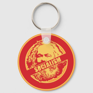 No Socialism Key Ring