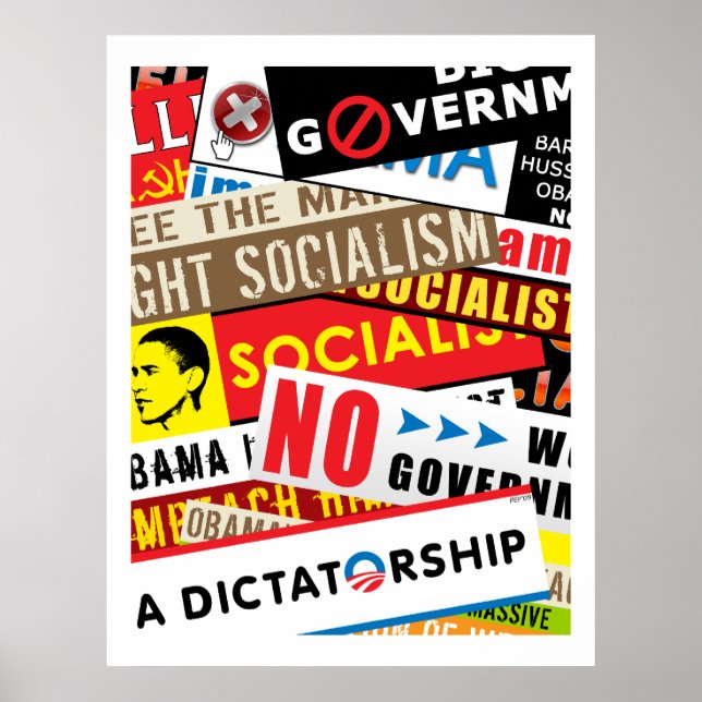 No Socialist Propaganda Poster (Front)