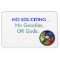 No Soliciting magnet, with Pentacle