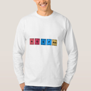No Spam Periodic Table T-Shirt