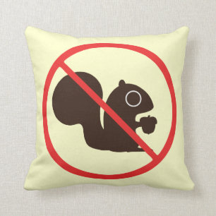No Squirrels Cushion
