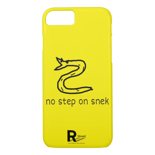 No Step on Snek Phone Case (Back)