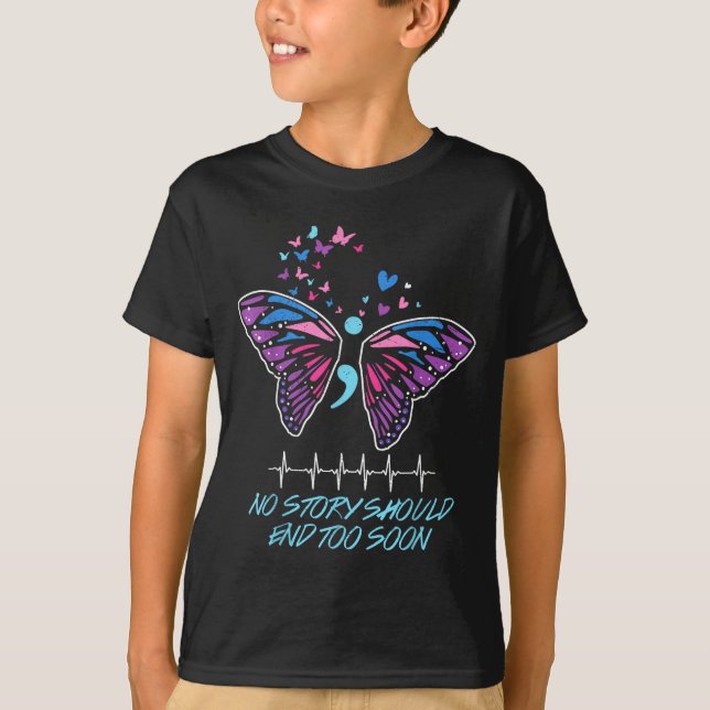 No story should end so soon design  T-Shirt (Front)
