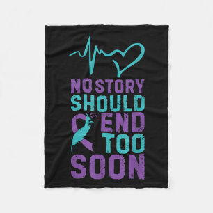 No Story Should End Too Soon  Fleece Blanket