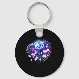 No Story Should End Too Soon Rose Suicide Awarenes Key Ring