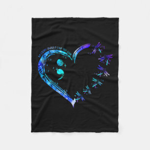 No Story Should End Too Soon Suicide Prevention Aw Fleece Blanket
