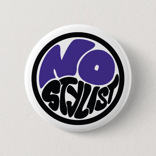 NO STYLIST double purp emblem Button (Front)
