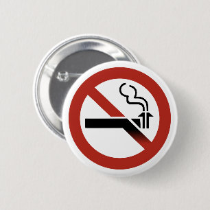 No Subducting Logo 6 Cm Round Badge