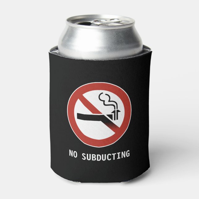 No Subducting Logo Can Cooler (Can Front)