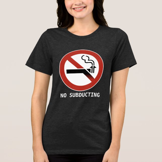 No Subducting Logo Tri-Blend Shirt (Front)