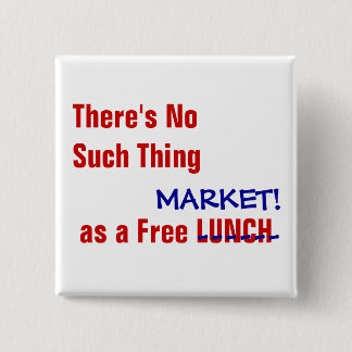 "No Such Thing" Anti-Capitalist BUTTON