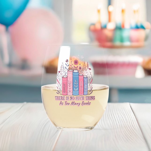 No Such Thing As....  Stemless Wine Glass (Insitu (Baby Shower))