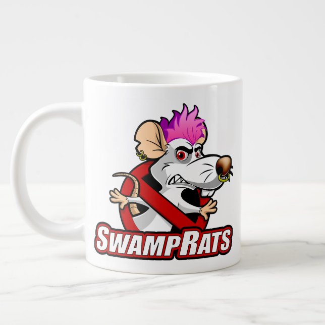 "NO SWAMPRATS" Jumbo Mug (Left)