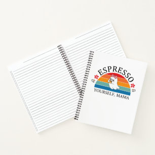 No Talkie Before Coffee - Mom Edition Notebook