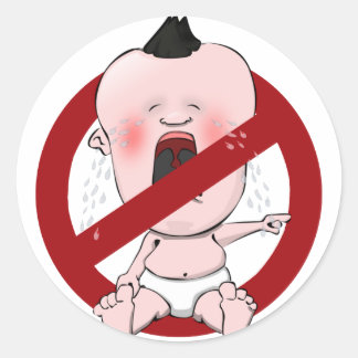 NO TATTLE TALES - NO SNITCHES CLASSIC ROUND STICKER